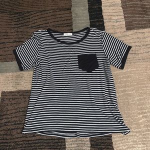 Juniors striped Tee